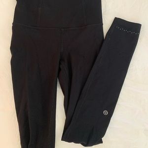 SOLD Lululemon Black Fast & Free leggings